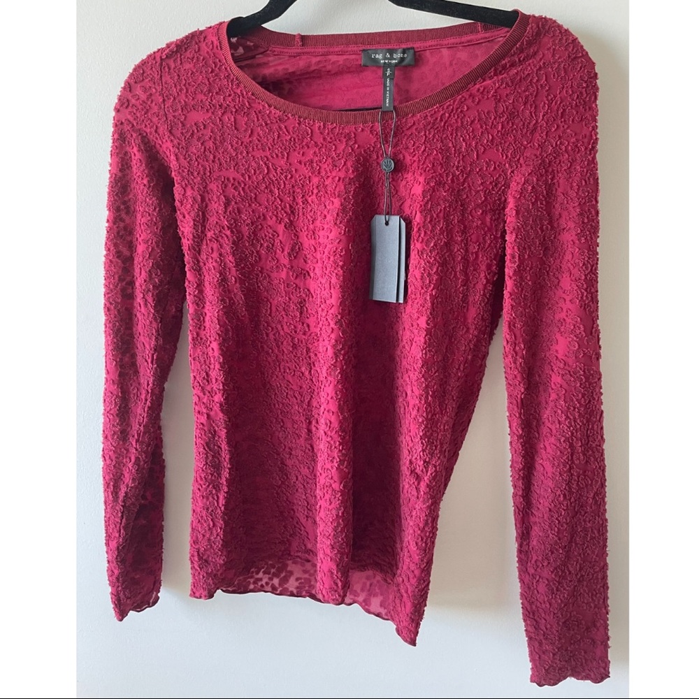 Rag & Bone Red Sweater XS